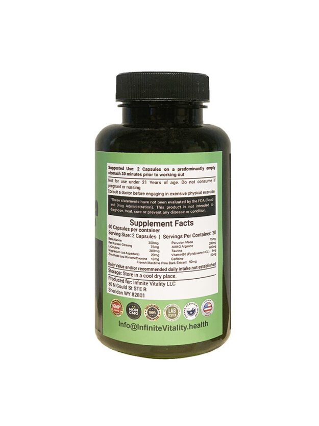 Preformance - PreWorkout  - 60 capsules - Image 3
